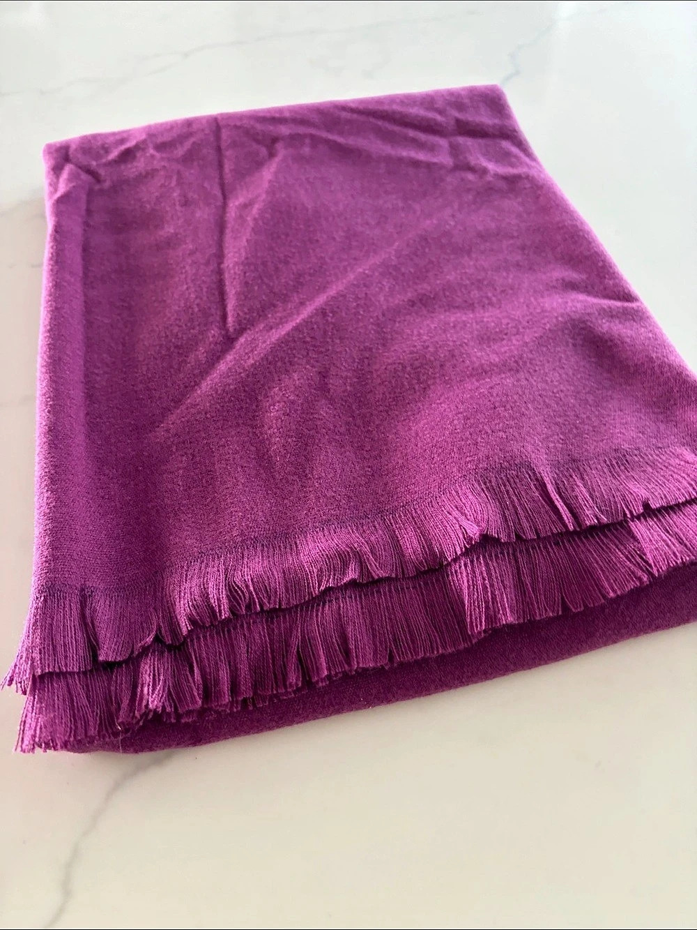 Purple Fringe shawl/wrap